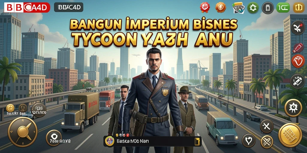 Tangkapan layar menampilkan pemain membangun bisnis di BBCA4D.