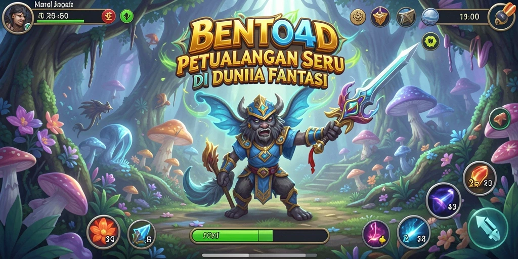 Screenshot tampilkan gameplay menakjubkan di dunia fantasi BENTO4D.