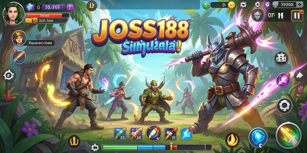 Tampilan gameplay menarik di JOSS188 dengan grafis yang memukau.
