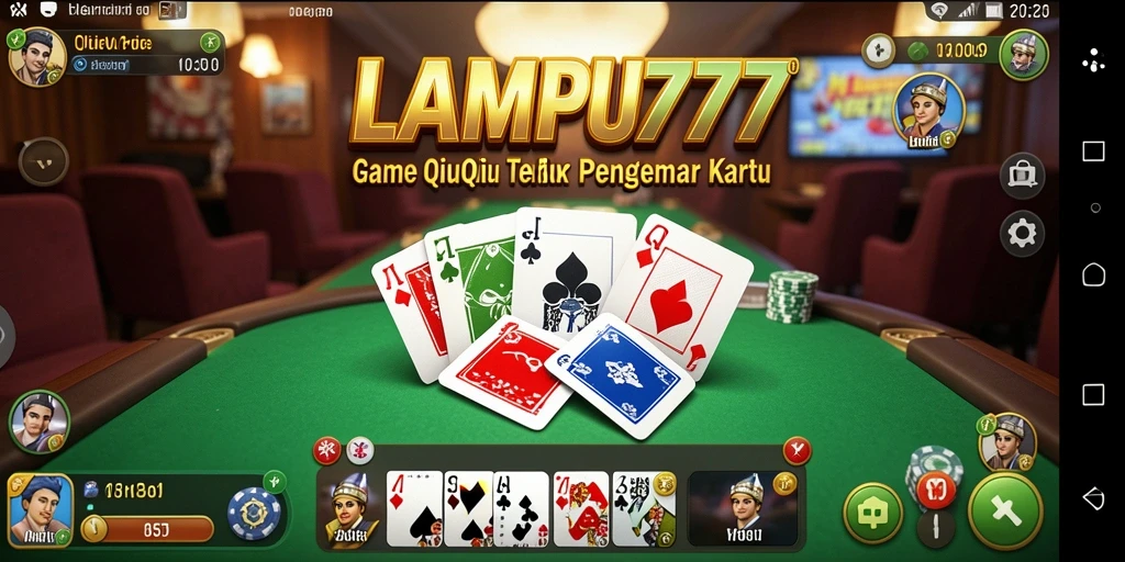 Screenshot gameplay LAMPU777 yang menunjukkan keseruan bermain QiuQiu.