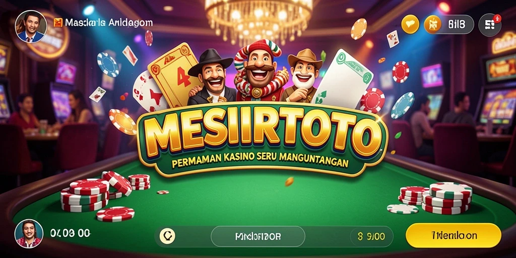 Gameplay seru di <strong>MESIRTOTO</strong> dengan berbagai permainan Kasino.