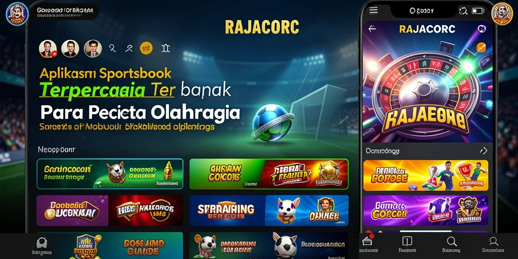 Screenshot utama RAJACORC menunjukkan antarmuka taruhan yang menarik dan informatif.