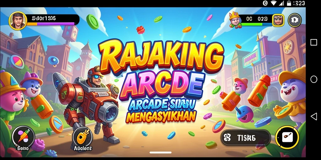 Tampilan seru gameplay RAJAKING di layar penuh.