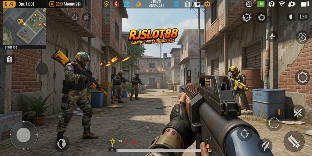 Tampilan gameplay RJSLOT88 yang mendebarkan dan intens.