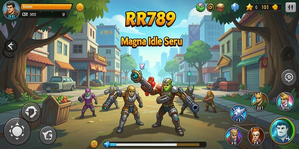 Screenshot gameplay RR789 yang menunjukkan keseruan bermain Idle.